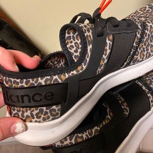 Cheetah print new balance shoes - only wore a few times. In good condition!